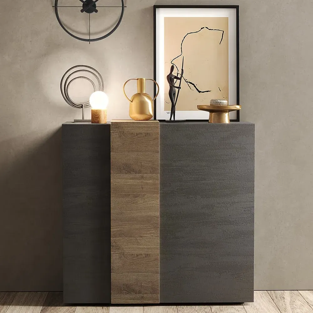 Venice Highboard 2 Doors - Titan, Mercure