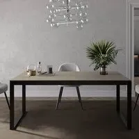 Venice Large Dining Table - Champagne, High Gloss