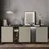 Venice Large Sideboard with LED - Champagne, High Gloss