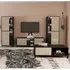 Venice Living Room Set with Coffee Table - Champagne