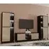Venice Living Room Set with Display Cabinet - Champagne