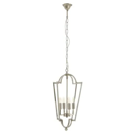 Venik Tapered 4 Lights Chandelier - Nickel, Stainless Steel image