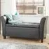 Ventnor Storage Ottoman with Seating - Black, PU Leather