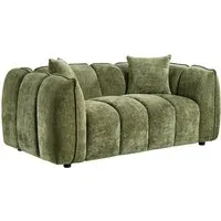 Ventura 2-Seater Sofa - Olive, Fabric alternate view