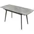 Verdun Extendable Dining Table - Matte Grey, Ceramic