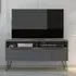 Veritate TV Stand with 4 Doors - Brown, Wood