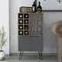 Veritate Wine Cabinet with 2 Doors - Brown, Wood