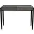 Vermillion Console Table with Metal Legs - Dark Concrete, Wood