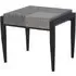 Vermillion End Table with Metal Legs - Dark Concrete, Wood