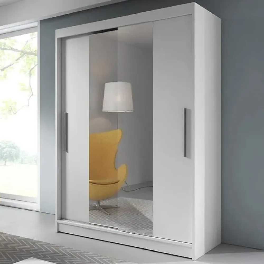 Vernal 2-Door Sliding Wardrobe - Matt White image