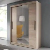 Vernal 2-Door Sliding Wardrobe - Sonoma Oak