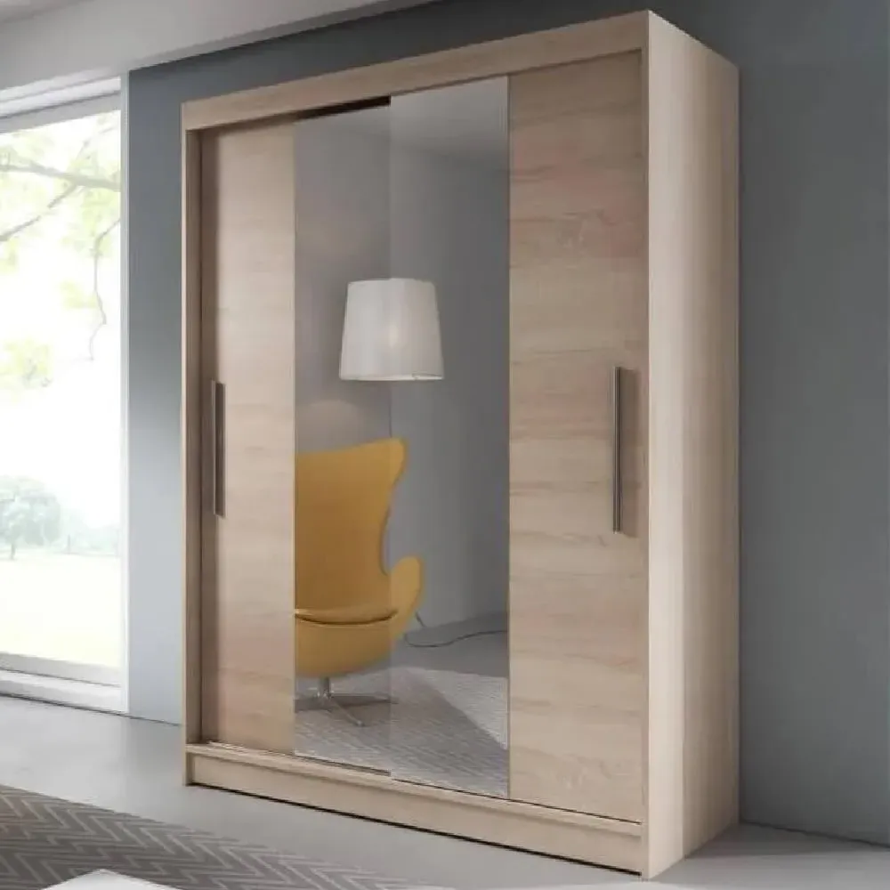 Vernal 2-Door Sliding Wardrobe - Sonoma Oak