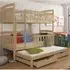 Vernal Bunk Bed with Trundle - Pine