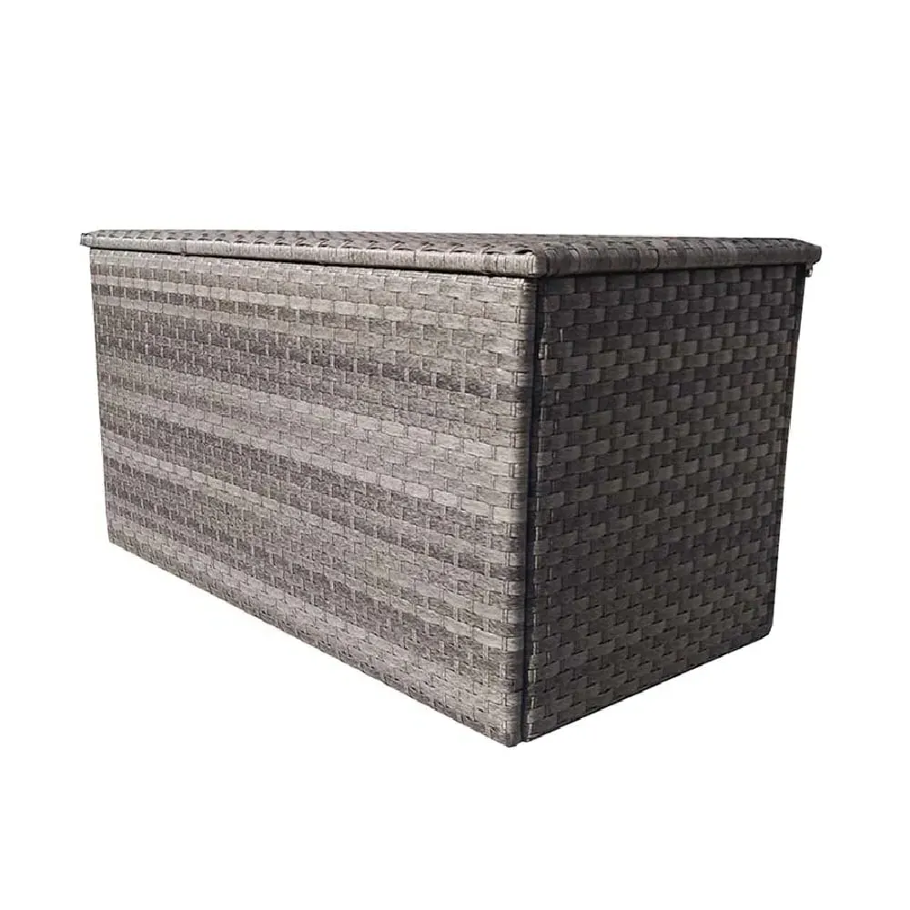 Vernal Medium Outdoor Storage Box - Grey, Rattan image