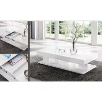 Verona Extendable Coffee Table with Storage - White
