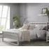 Versmold Double Bed Frame - Dove Grey, Pine