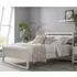 Versmold Double Bed Frame - Surf White, Pine