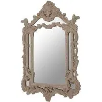 Vesey Wall Bedroom Mirror - Weathered Antique Grey