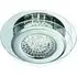 Vesta LED Flush Light with Crystal Centre - Chrome