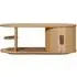 Vevey Coffee Table with 2 Sliding Doors - Oak