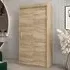 Vevey I 2-Door Sliding Wardrobe - Sonoma Oak, Laminated Board
