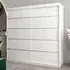 Vevey I 2-Door Sliding Wardrobe - White, Laminated Board