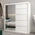 Vevey II Mirrored Wardrobe 2 Sliding Doors - White