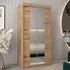 Vevey III Mirrored Wardrobe 2 Sliding Doors - Artisan Oak