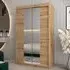 Vevey III Mirrored Wardrobe 2 Sliding Doors - Artisan Oak