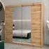 Vevey III Mirrored Wardrobe 2 Sliding Doors - Artisan Oak