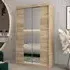 Vevey III Mirrored Wardrobe 2 Sliding Doors - Sonoma Oak
