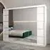 Vevey III Mirrored Wardrobe 3 Sliding Doors - White