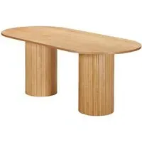 Vevey Large Oval Dining Table - Oak