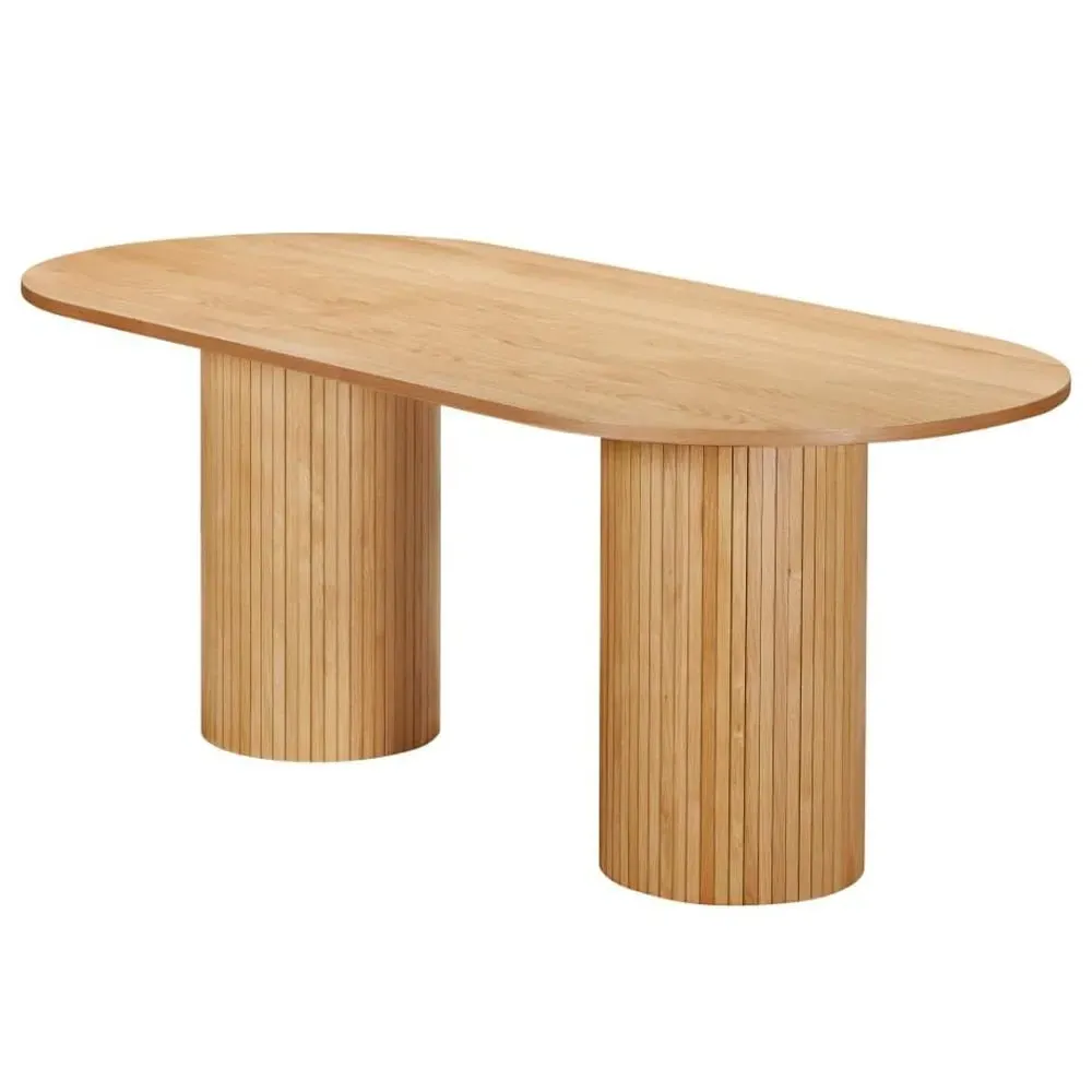 Vevey Large Oval Dining Table - Oak