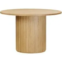 Vevey Round Dining Table - Oak