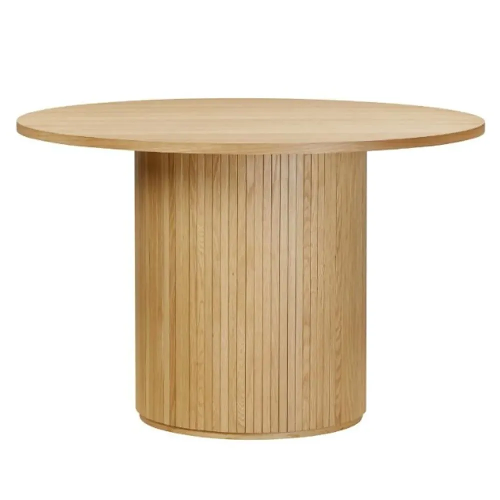 Vevey Round Dining Table - Oak image