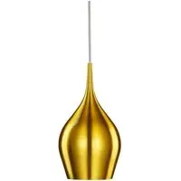 Vibrant Bell Pendant Light - Gold, Aluminium