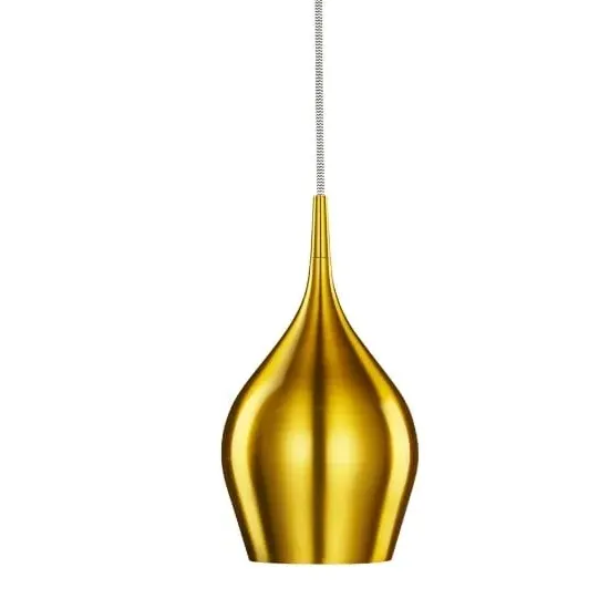 Vibrant Bell Pendant Light - Gold, Aluminium