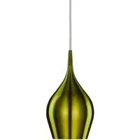 Vibrant Bell Pendant Light - Green, Aluminium