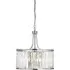 Victoria 5 Light Crystal Pendant Light - Chrome