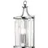 Victoria Clear Crystal Wall Light - Chrome