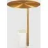 Victoria Lamp Table - Gold, Marble
