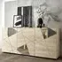 Victoria Mirrored Sideboard with 3 Doors - Sonoma Oak