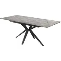 Villanova Extendable Dining Table - Grey, Ceramic
