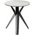 Villanova Side Table - White, Ceramic
