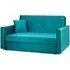 Viola 2-Seater Sofa Bed - Teal, Velvet