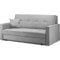 Viola 3-Seater Sofa Bed - Grey, Velvet