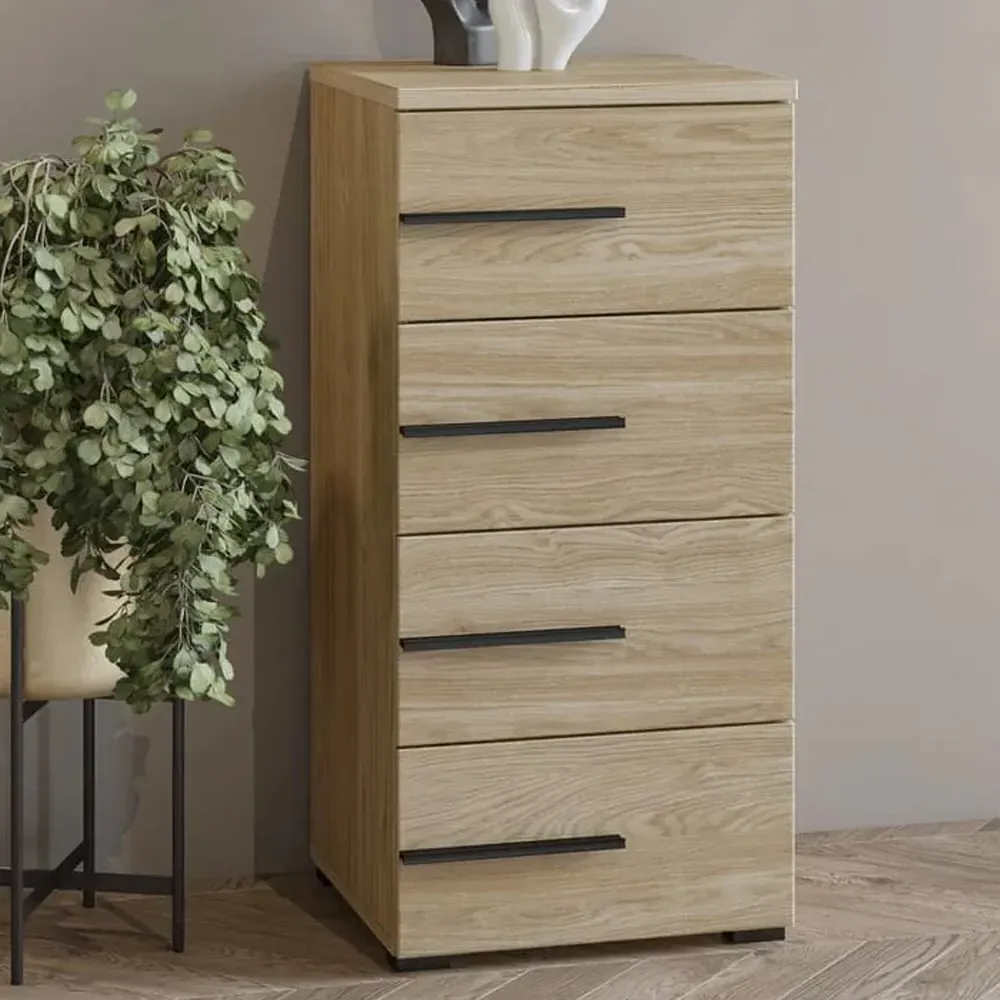 Viola 4-Drawer Chest - Oiled Oak