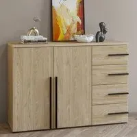 Viola Sideboard with Storage - Oiled Oak