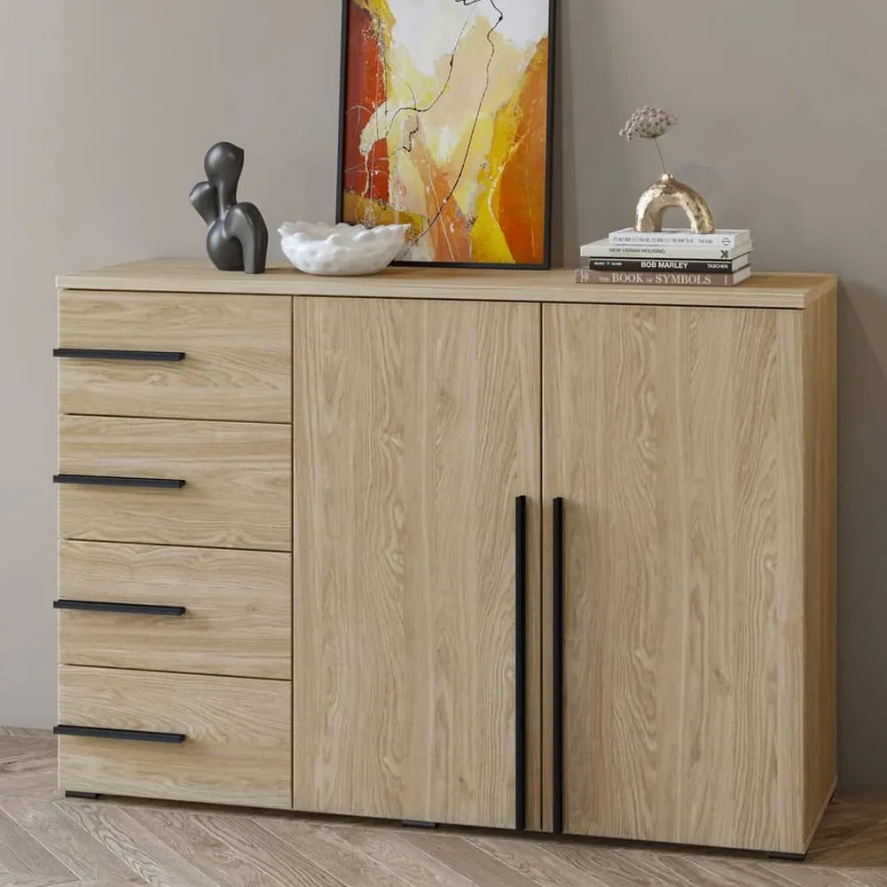 Viola Sideboard with Storage - Oiled Oak